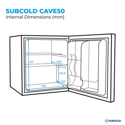 Subcold Cave50 Stainless Steel Beer Fridge | Refurbished