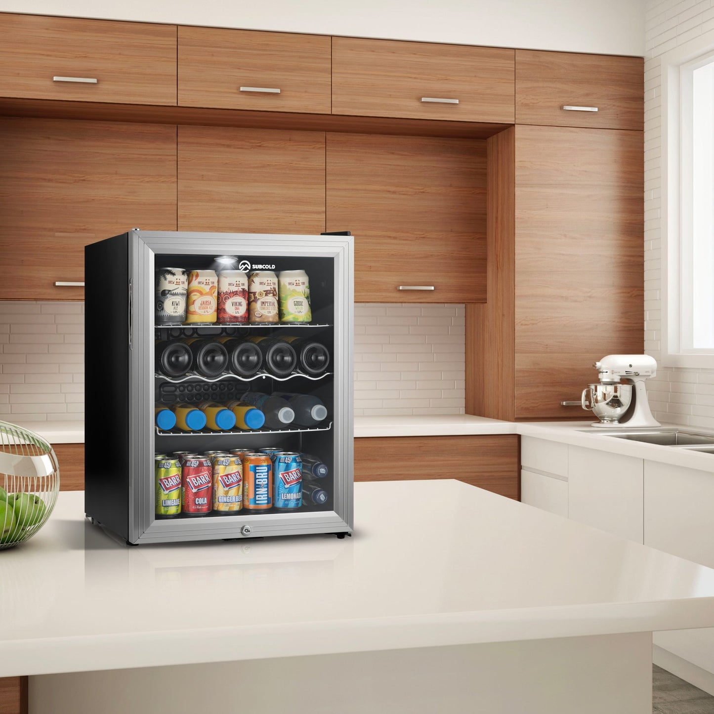 Subcold Super 65 LED Beer Fridge - Silver | Refurbished