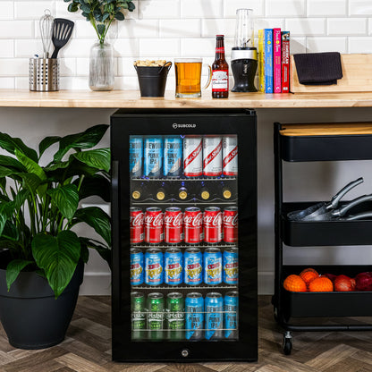 Subcold Ace 100 LED Touch Control Beer Fridge - Black | Refurbished