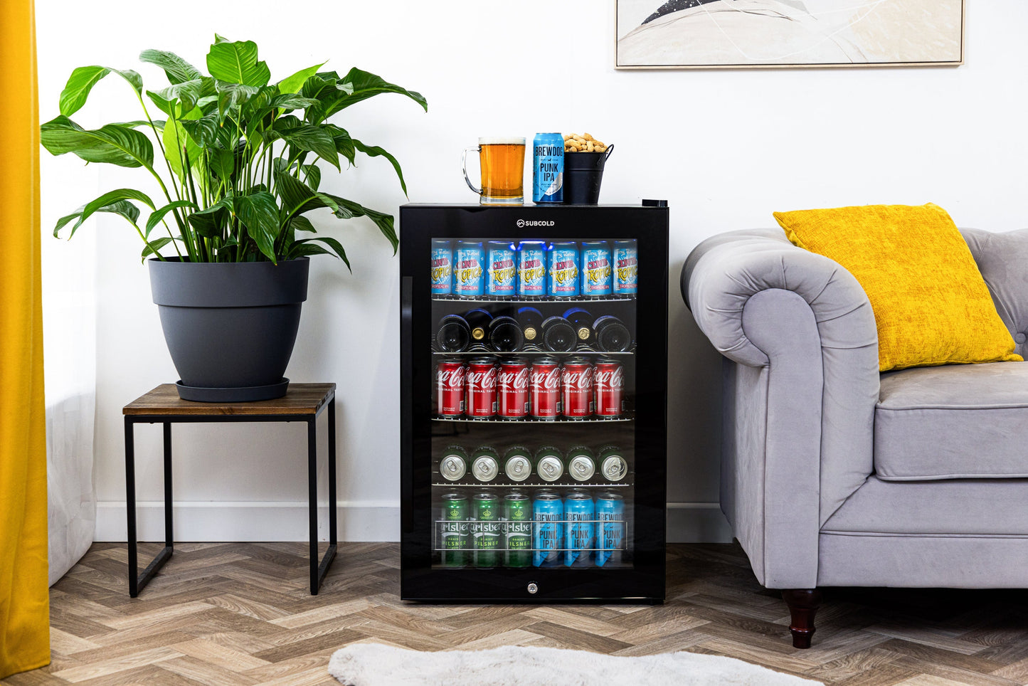 Subcold Ace 130 LED Touch Control Beer Fridge - Black | Refurbished