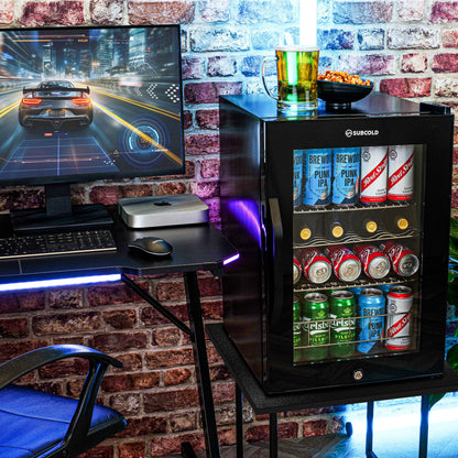 Subcold Ace 65 LED Touch Control Beer Fridge - Black