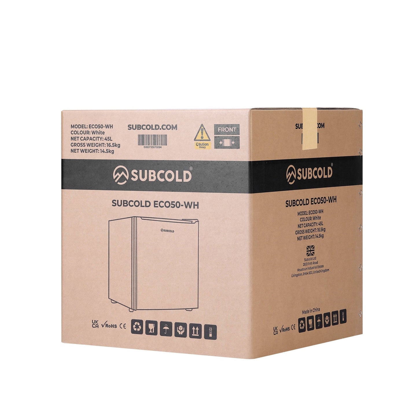 Subcold Eco50 Mini Fridge - White