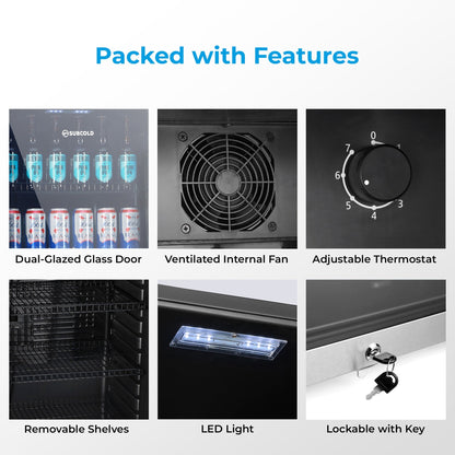 Subcold Maxi250 Tall Drinks Fridge Stainless Steel | Refurbished