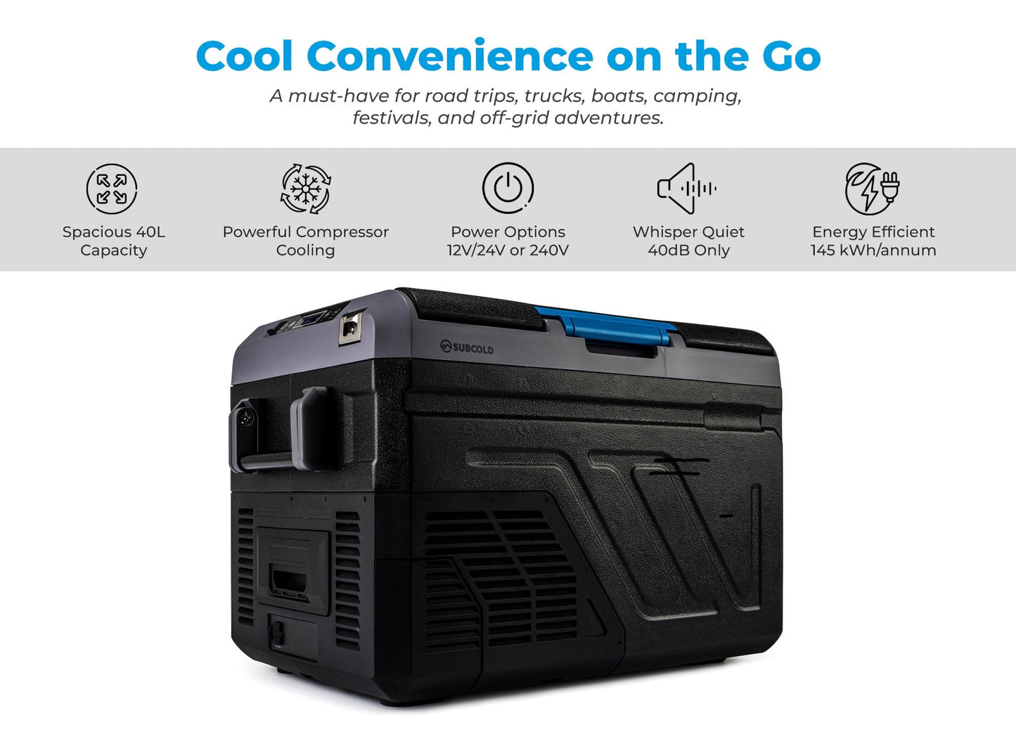 Subcold Trek40 Portable Car Fridge