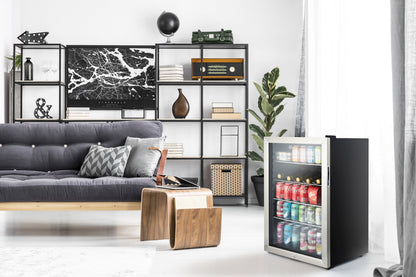 Subcold Super 115 LED Beer Fridge - Stainless Steel